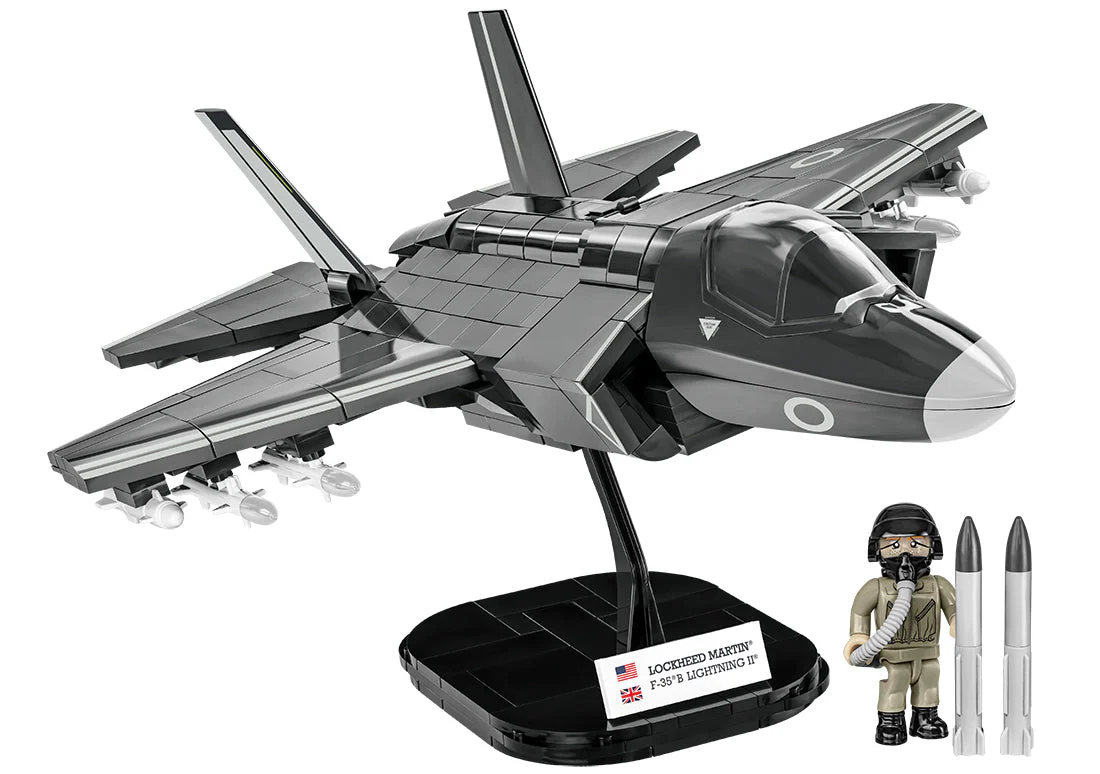 F-35B Lightning II (RAF) brick plane model - COBI 5830 - 594 bricks - Image 10