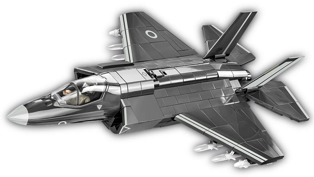 F-35B Lightning II (RAF) brick plane model - COBI 5830 - 594 bricks - Image 11