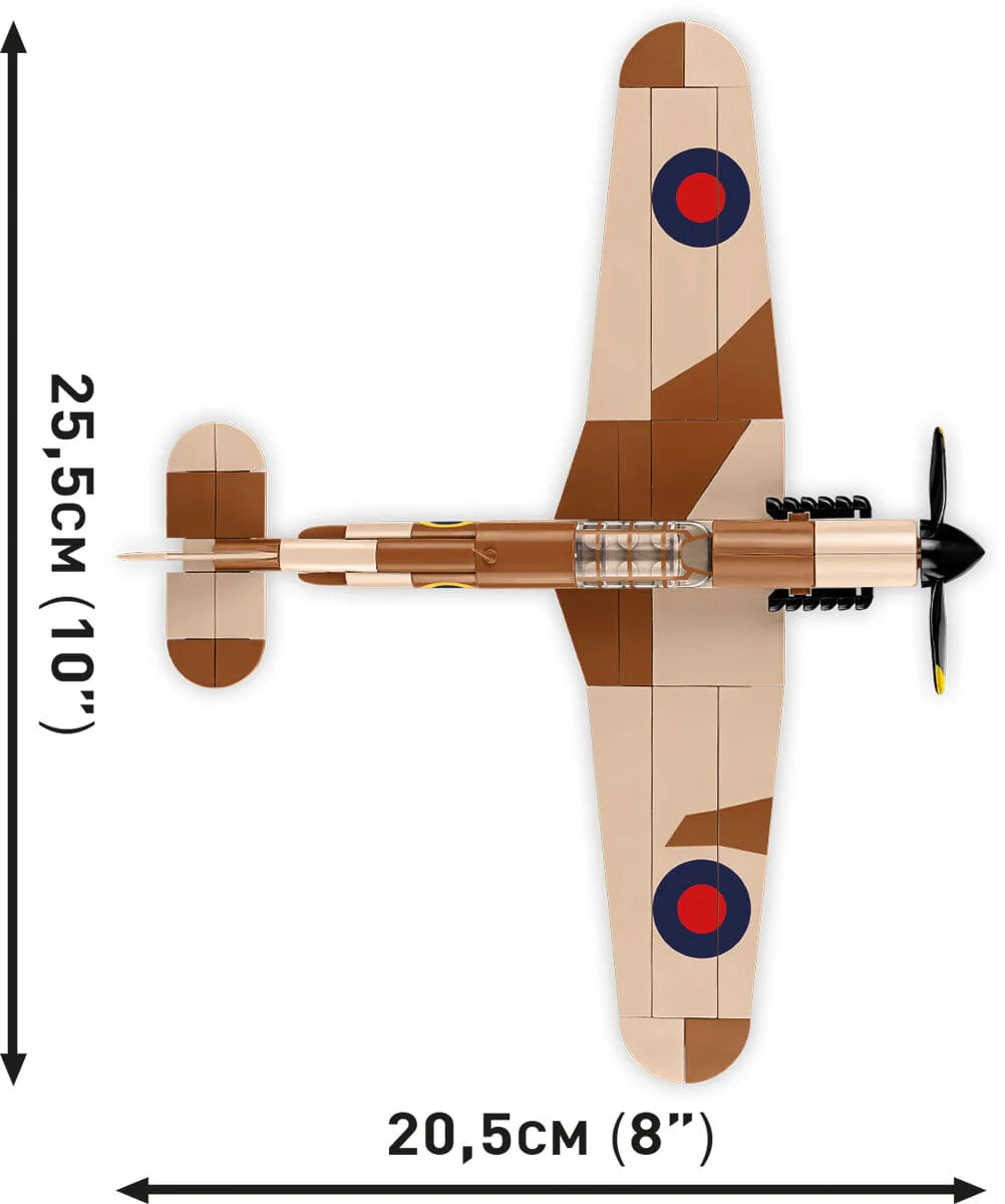 Hawker Hurricane MK.1 brick plane model - COBI 5866 - 138 bricks - Image 3