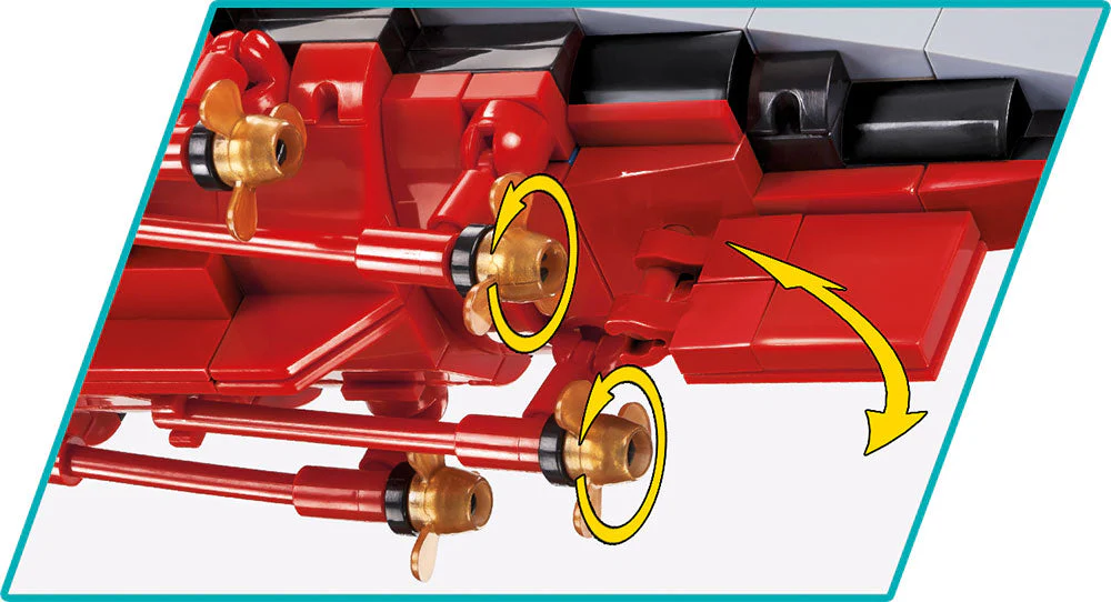 HMS HOOD ship brick model - COBI 4830 - 2613 bricks - Image 13