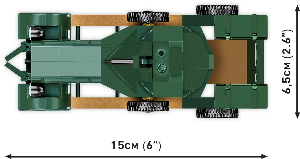 Rolls Royce Armoured car WWI brick model - COBI 2988 - 267 bricks - Image 5