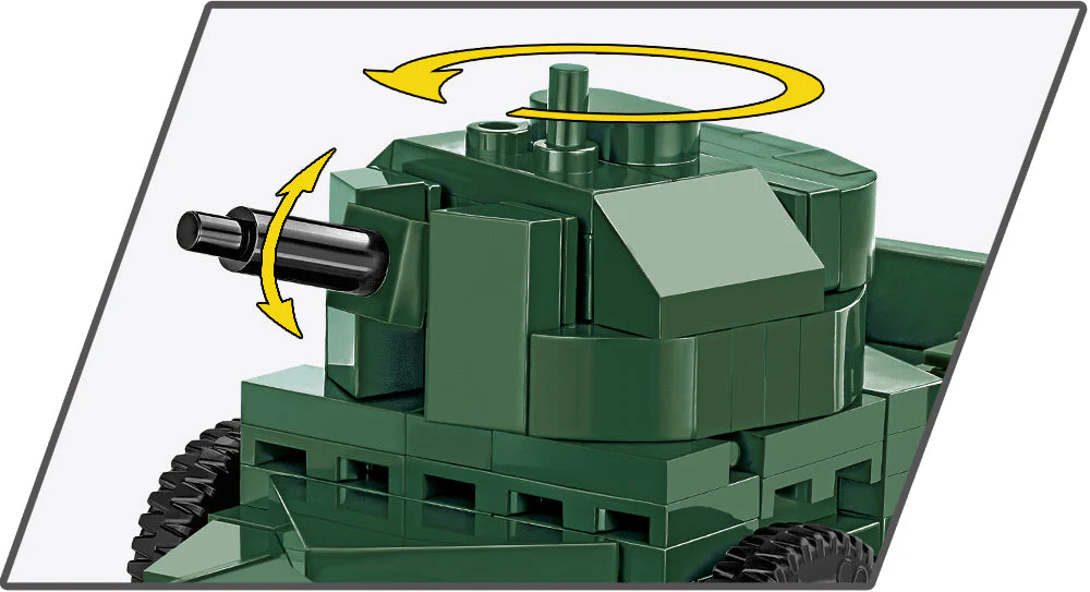 Rolls Royce Armoured car WWI brick model - COBI 2988 - 267 bricks - Image 7