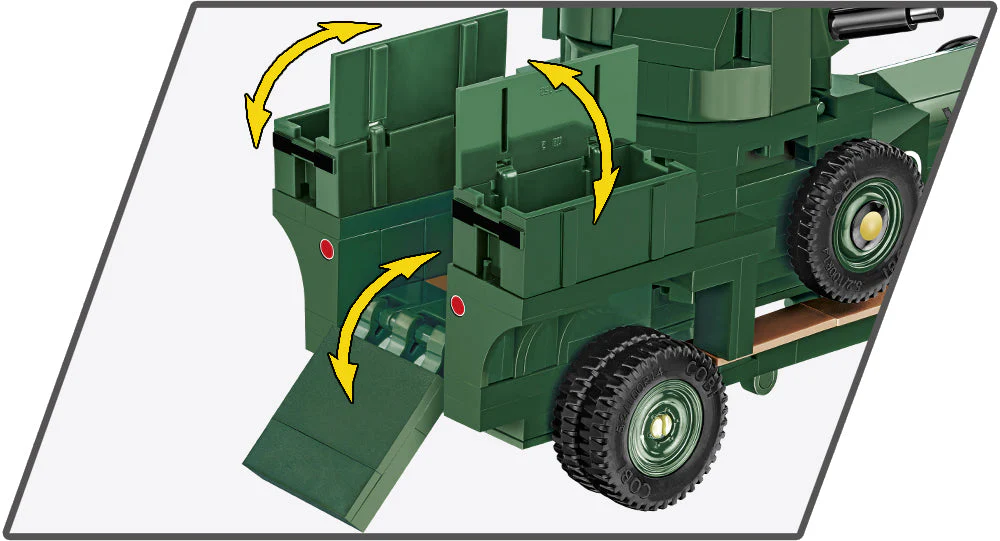 Rolls Royce Armoured car WWI brick model - COBI 2988 - 267 bricks - Image 8