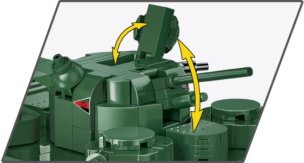 Vickers A1E1 Independent WW1 tank - COBI 2990 - 887 bricks - Image 5